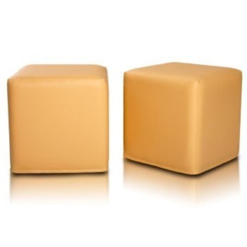 Scaun sac taburet cub galben EMI
