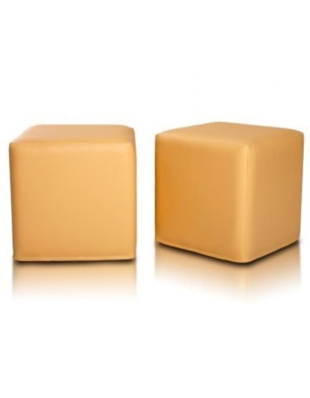 Scaun sac taburet cub galben EMI