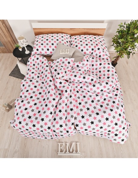 postelne_obliecky_hviezdicky_ruzove_emi