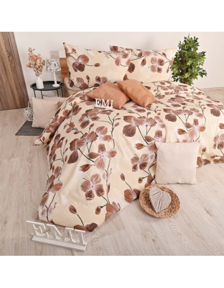 Lenjeria de pat creponată Davina EMI – confort și stil fără călcare