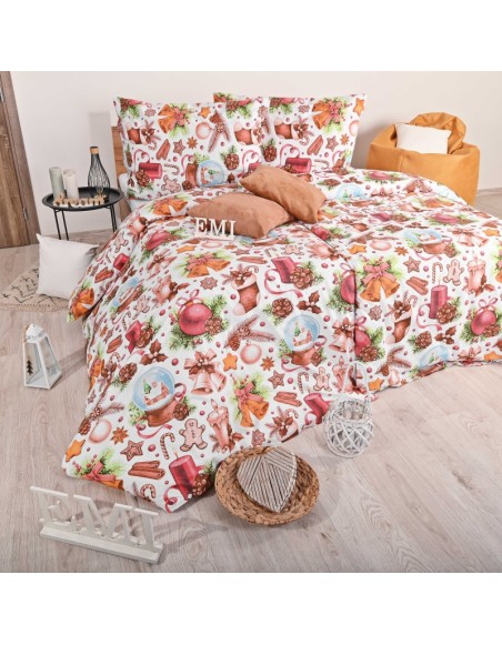 Lenjerie de pat de Crăciun Rafael EMI