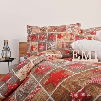 Lenjerie de pat de Crăciun din bumbac Ginger EMI