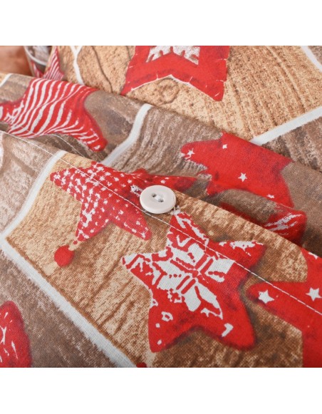 Lenjerie de pat de Crăciun din bumbac Ginger EMI