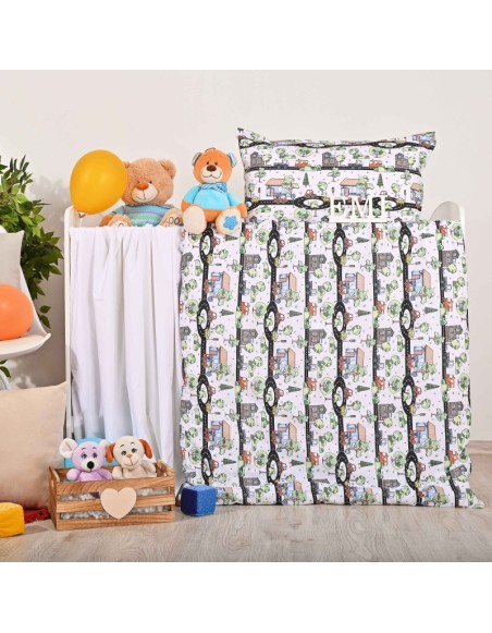 Lenjerie de pat pentru copii City EMI – bumbac 100%