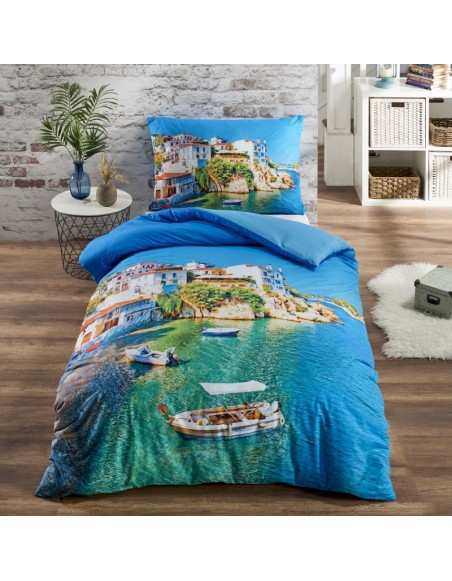 Lenjerie de pat din bumbac 3D Palmer EMI