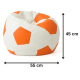 Sedací_vak_futbalová_lopta_malá_bielooranžová