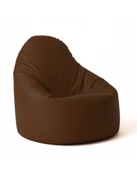 Sedací vak hruška tmavohnedá EMI