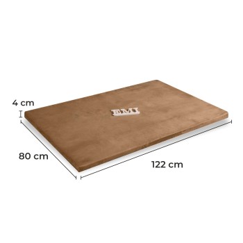 Set de scaune de grădină 3pcs maro EMI