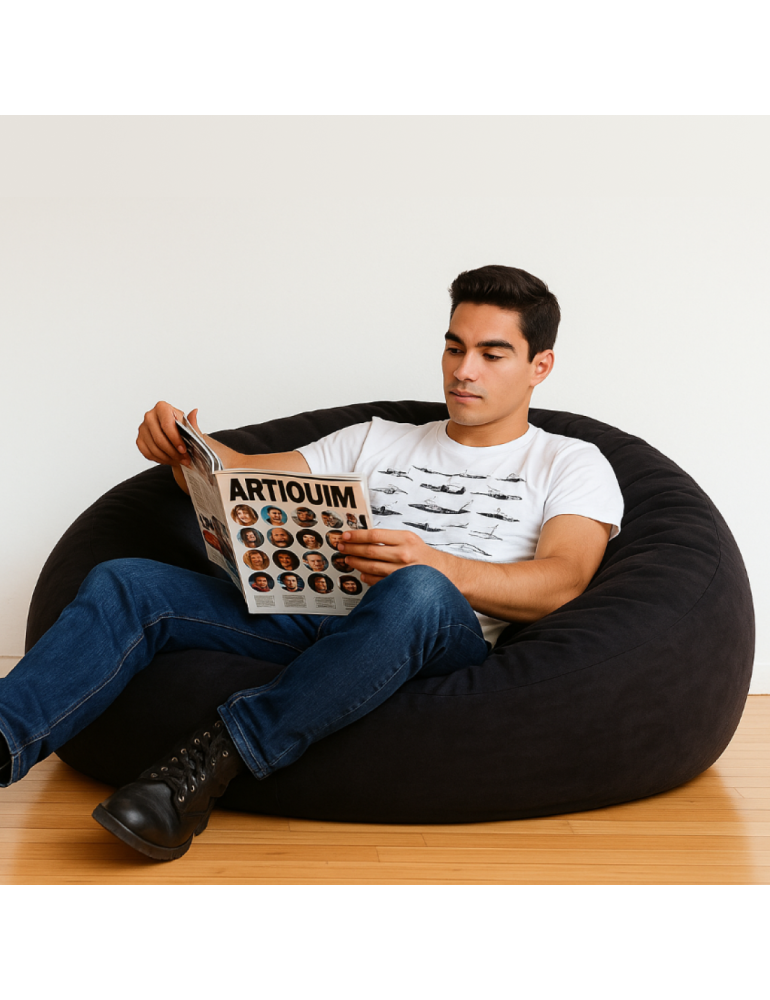 Geantă pentru scaune ball suede negru EMI Geantă pentru scaune ball suede negru EMI