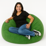 Geantă pentru scaune ball suede verde EMI
