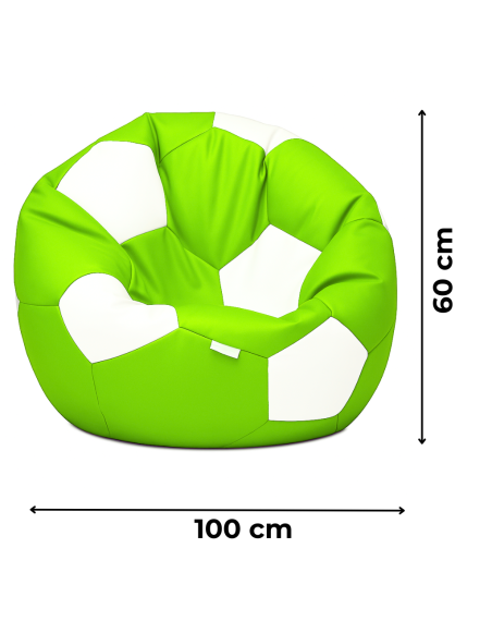 Geantă de scaun minge de fotbal lime-white EMI