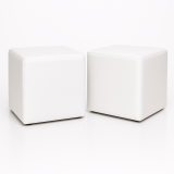 Scaun sac taburet cub alb EMI