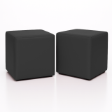 Scaun sac taburet cub negru EMI
