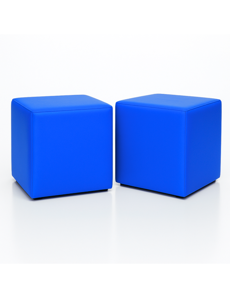 Scaun sac taburet cub albastru EMI