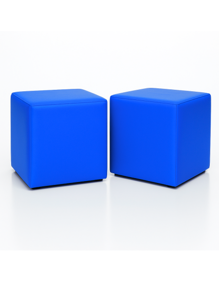 Scaun sac taburet cub albastru EMI