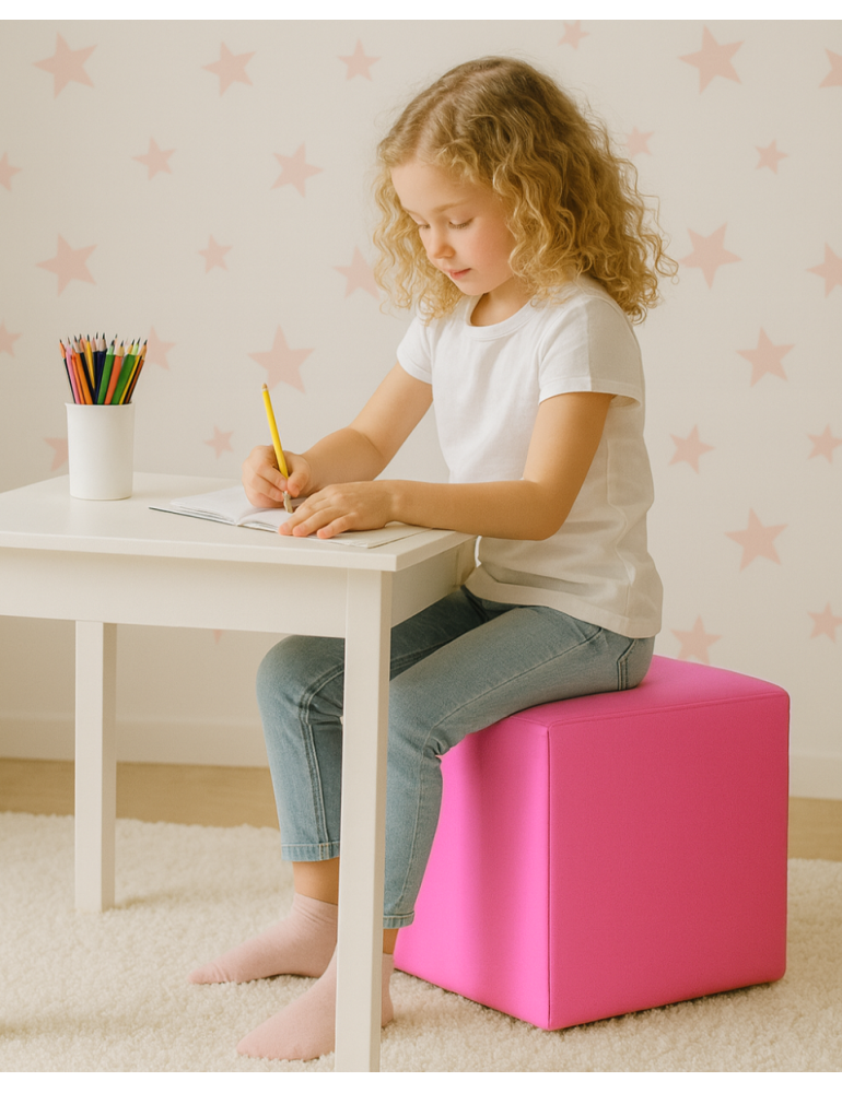 Scaun sac taburet cub roz EMI Scaun sac taburet cub roz EMI