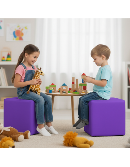 Scaun sac scaun scaun cub violet EMI