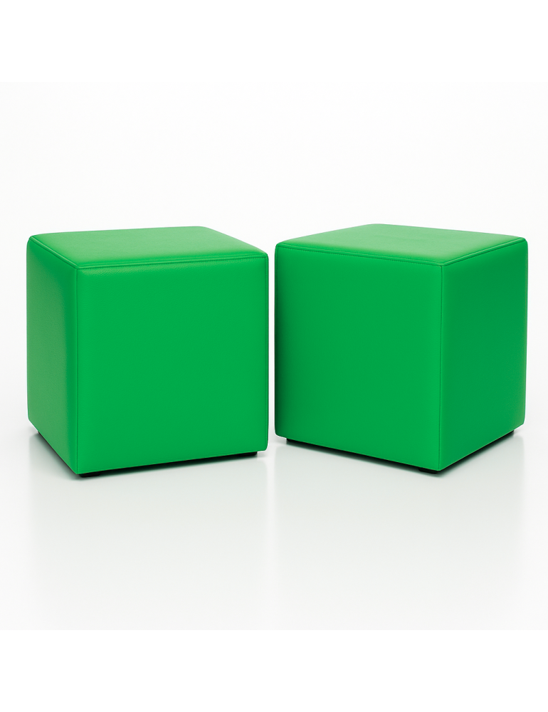 Scaun sac taburet cub verde EMI