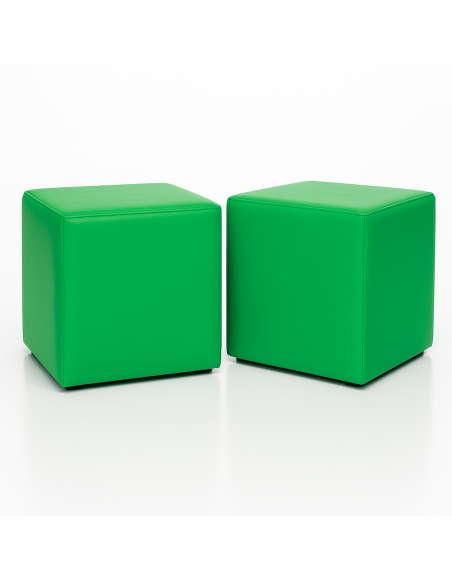 Scaun sac taburet cub verde EMI