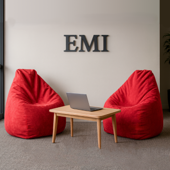 Geantă pentru scaun pear suede red EMI