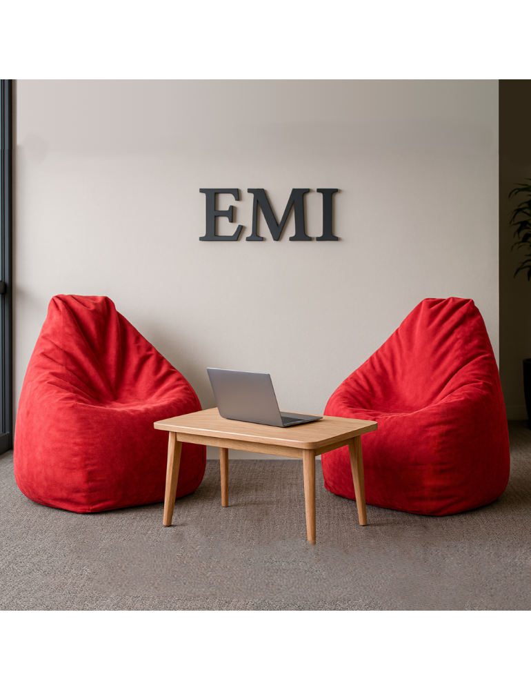Geantă pentru scaun pear suede red EMI