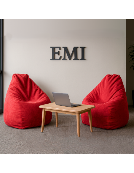 Geantă pentru scaun pear suede red EMI