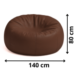Seating sac mare minge maro închis EMI