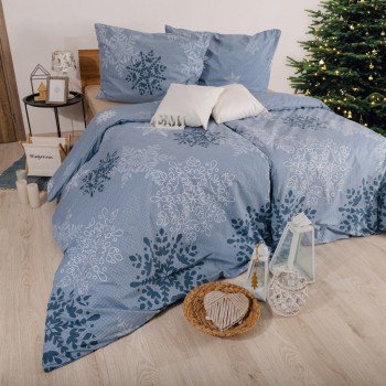 Lenjerie de pat din bumbac de Crăciun Hollis EMI