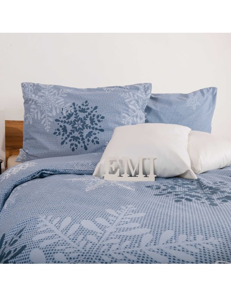 Lenjerie de pat din bumbac de Crăciun Hollis EMI