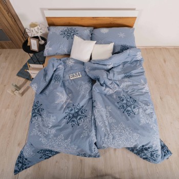 Lenjerie de pat din bumbac de Crăciun Hollis EMI