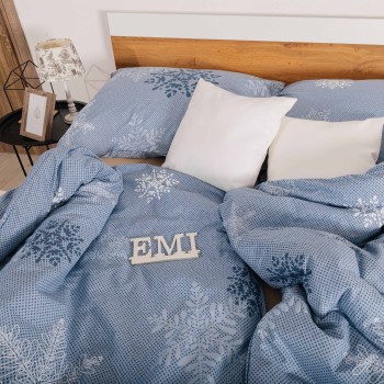 Lenjerie de pat din bumbac de Crăciun Hollis EMI