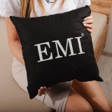 Pernă decorativă neagră EMI 40x40 – eleganță și confort într-un design modern