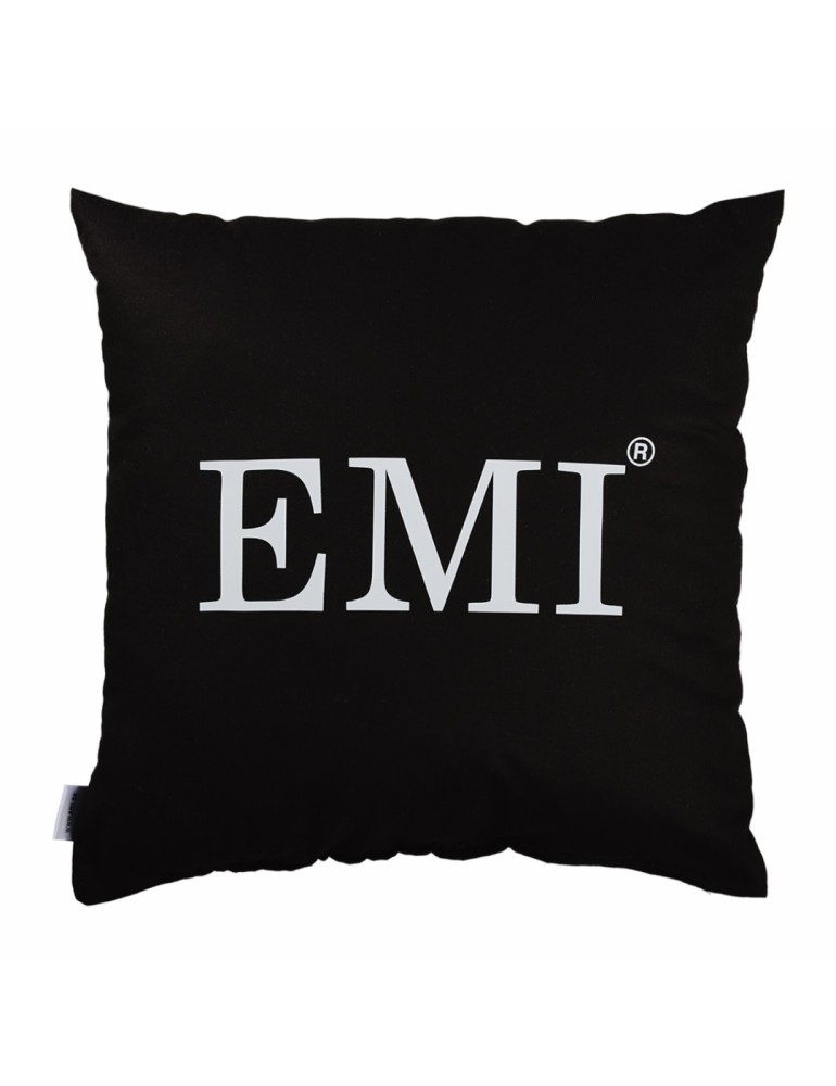 Pernă 40x40 imprimată negru EMI