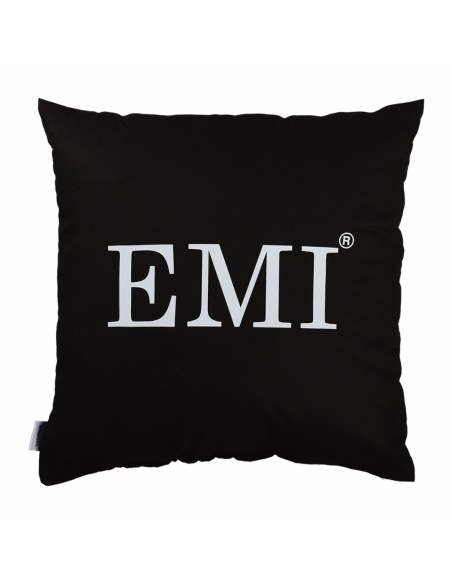Pernă 40x40 imprimată negru EMI