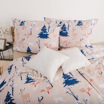 Lenjerie de pat de Crăciun din bumbac Frostelle EMI