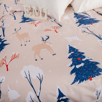 Lenjerie de pat de Crăciun din bumbac Frostelle EMI