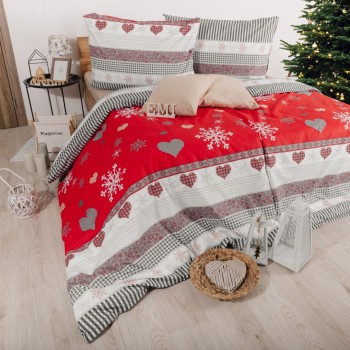Lenjerie de pat din bumbac de Crăciun Liana EMI
