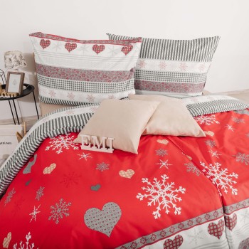 Lenjerie de pat din bumbac de Crăciun Liana EMI
