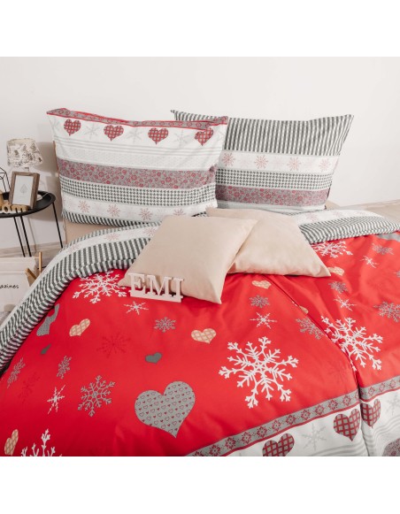 Lenjerie de pat din bumbac de Crăciun Liana EMI