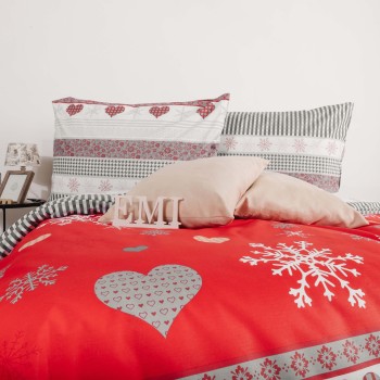 Lenjerie de pat din bumbac de Crăciun Liana EMI