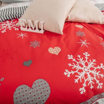 Lenjerie de pat din bumbac de Crăciun Liana EMI