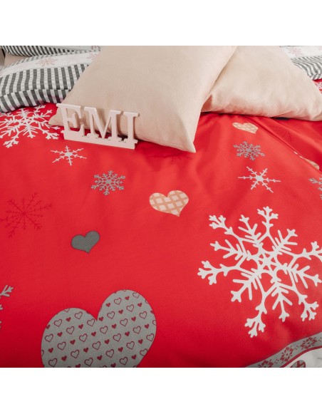 Lenjerie de pat din bumbac de Crăciun Liana EMI