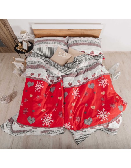 Lenjerie de pat din bumbac de Crăciun Liana EMI