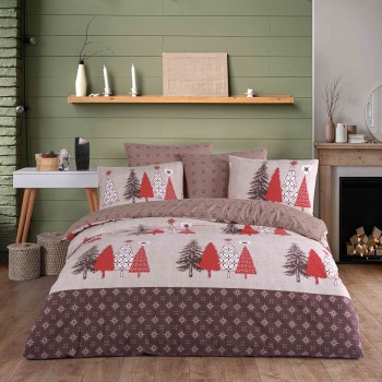 Flanel Christmas Lenjerie de Pat Natale EMI