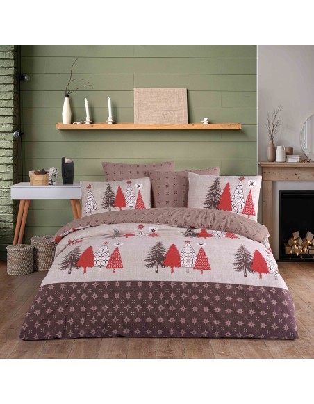 Flanel Christmas Lenjerie de Pat Natale EMI