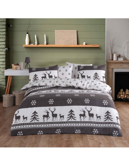Lenjerie de pat Flannel Christmas Renne EMI