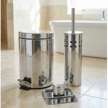 Set de accesorii de toaletă pentru baie Nero EMI