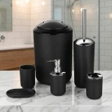 Set de accesorii pentru baie Levi negru EMI