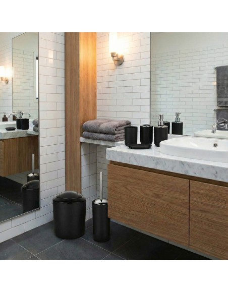 Set de accesorii pentru baie Levi negru EMI