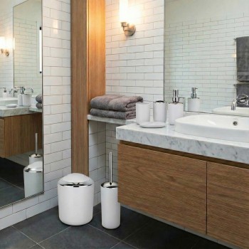 Set de accesorii pentru baie Levi alb EMI